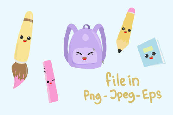 Back to School Theme Set Cute Style: A Creative Asset Ecosystem for Seasonal Design Projects