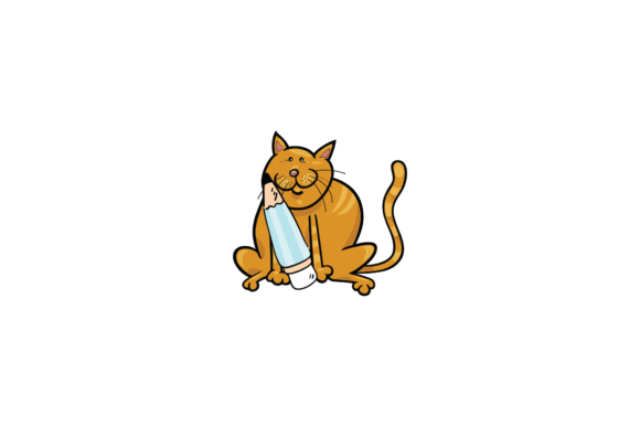 Cat Back to School Stationery Yark SVG