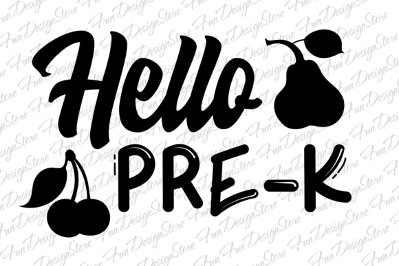 Hello Pre-K Back to School Clipart: A Versatile PNG Resource