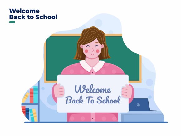 Teacher Welcomes Students Back to School: A Strategic Asset for Clear Communication and Lasting Engagement