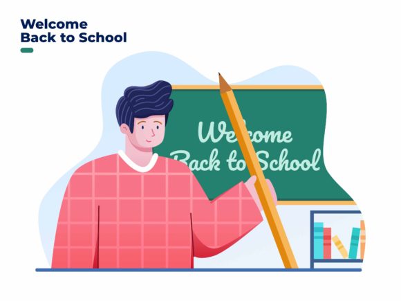 Welcome Back to School Illustration: A Versatile Asset for Seasonal Campaigns