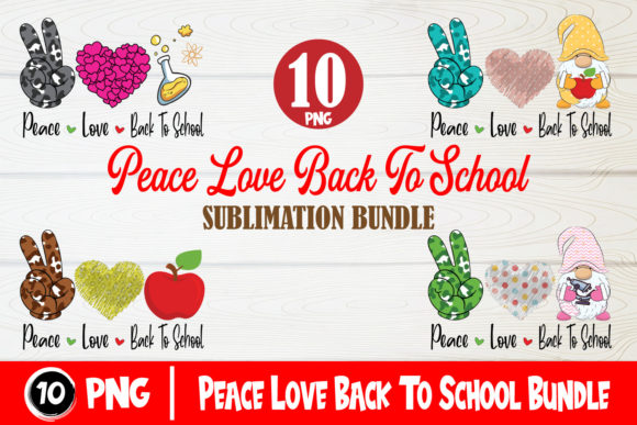 Why the Peace Love Back to School Bundle Sub Is a Game-Changer for Custom Sublimation Projects